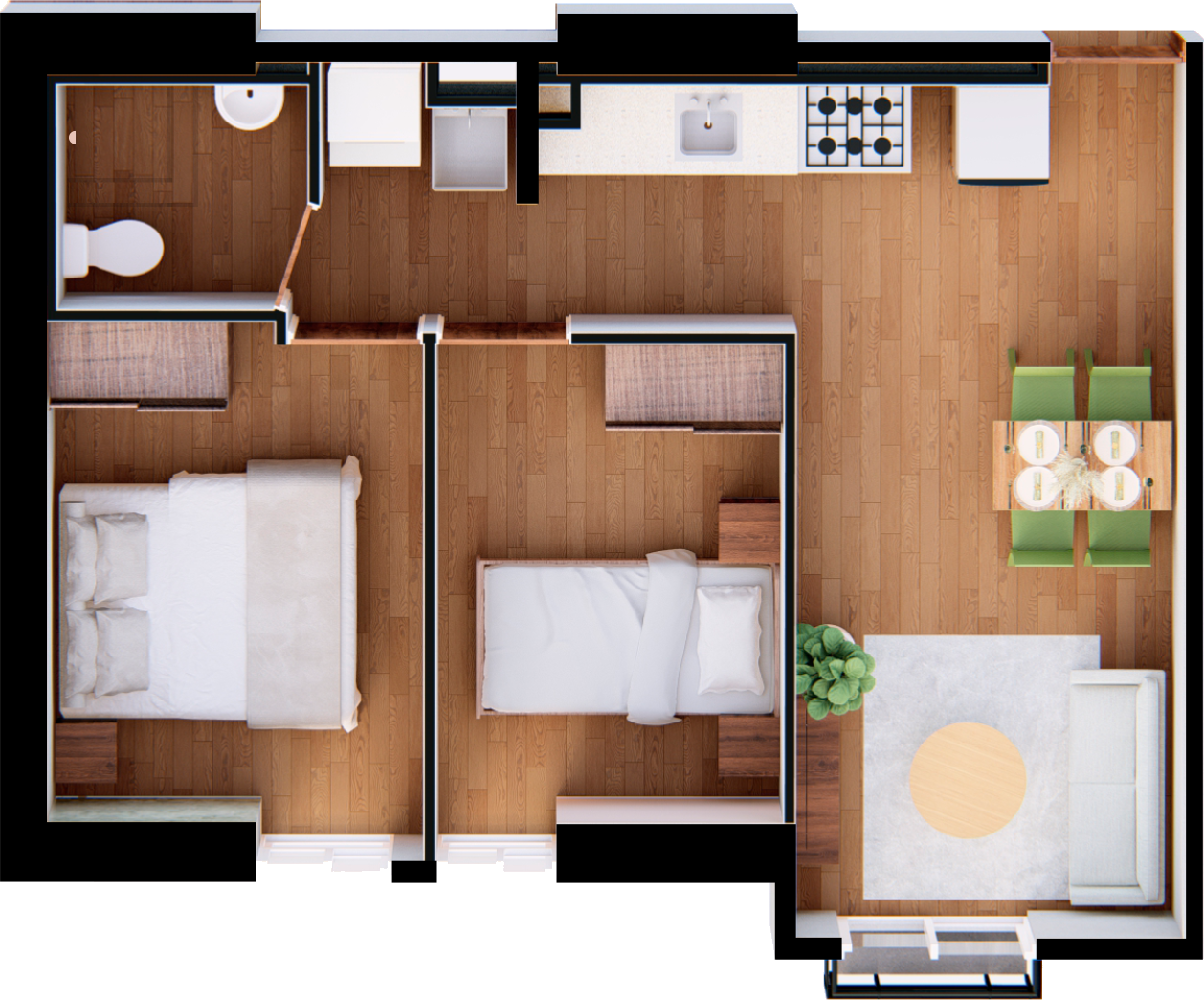 Plano del Apartamento C